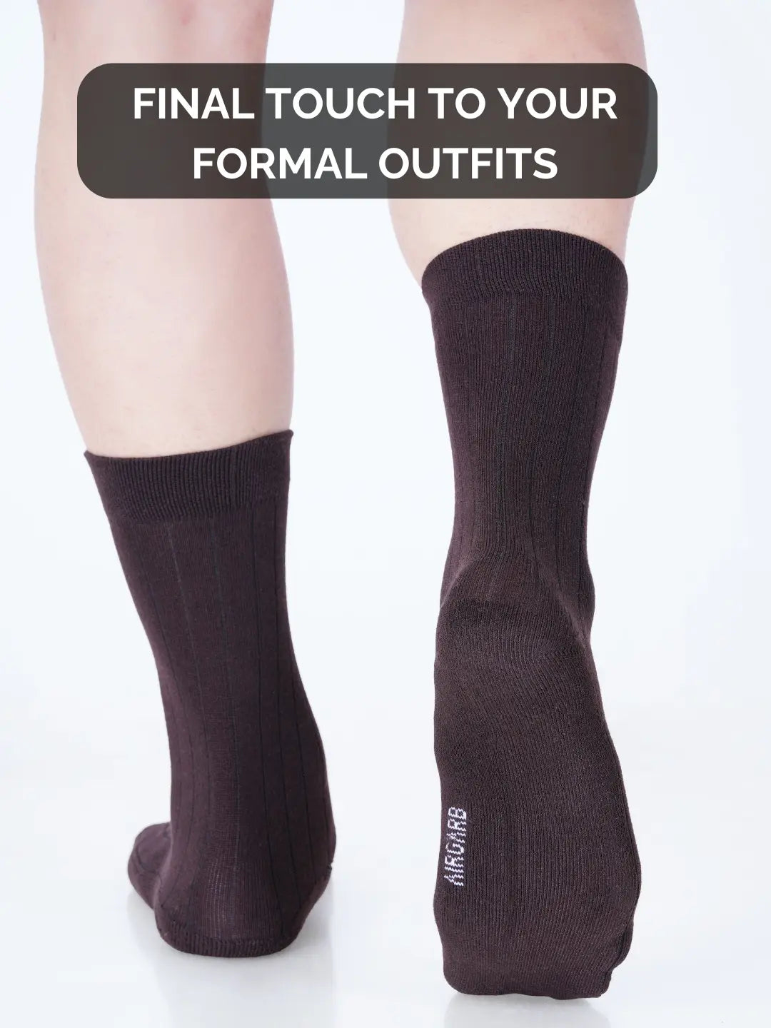Men’s formal dress socks made from a soft cotton blend
