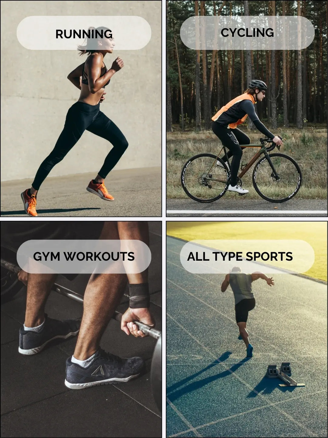 Athlete in breathable sports socks performing high-intensity training.