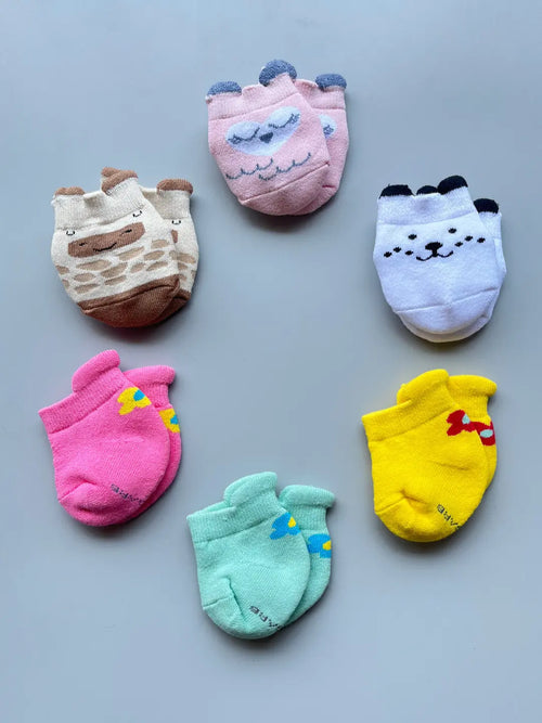 Adorable and comfortable baby socks made from soft material
