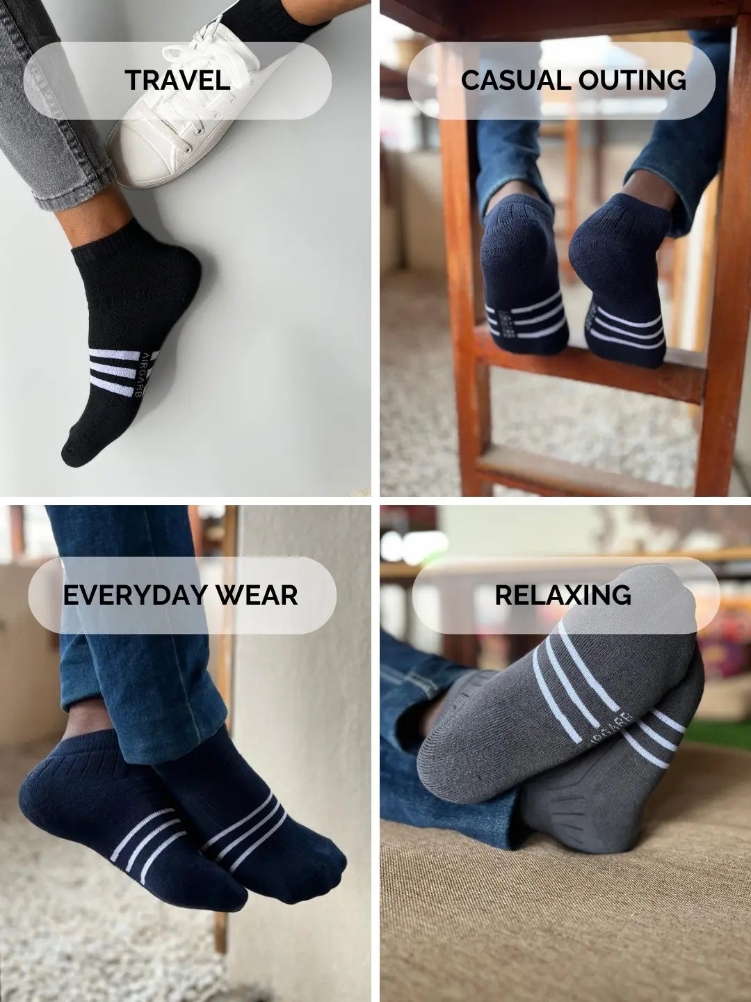Stylish and durable low ankle socks for men and women
