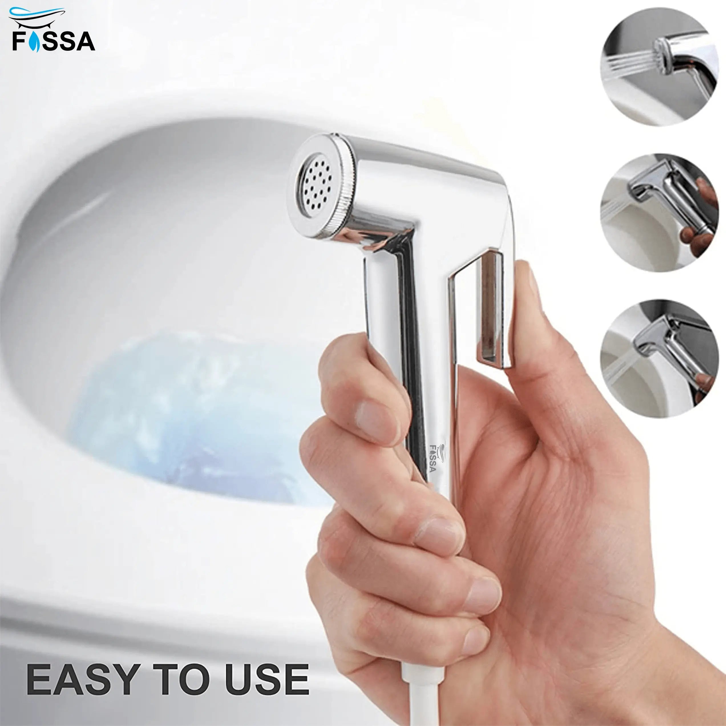 Fossa Hand Held Bidet Sprayer, Multi-Functional Bathroom Toilet Personal Hygiene Shower Head-2