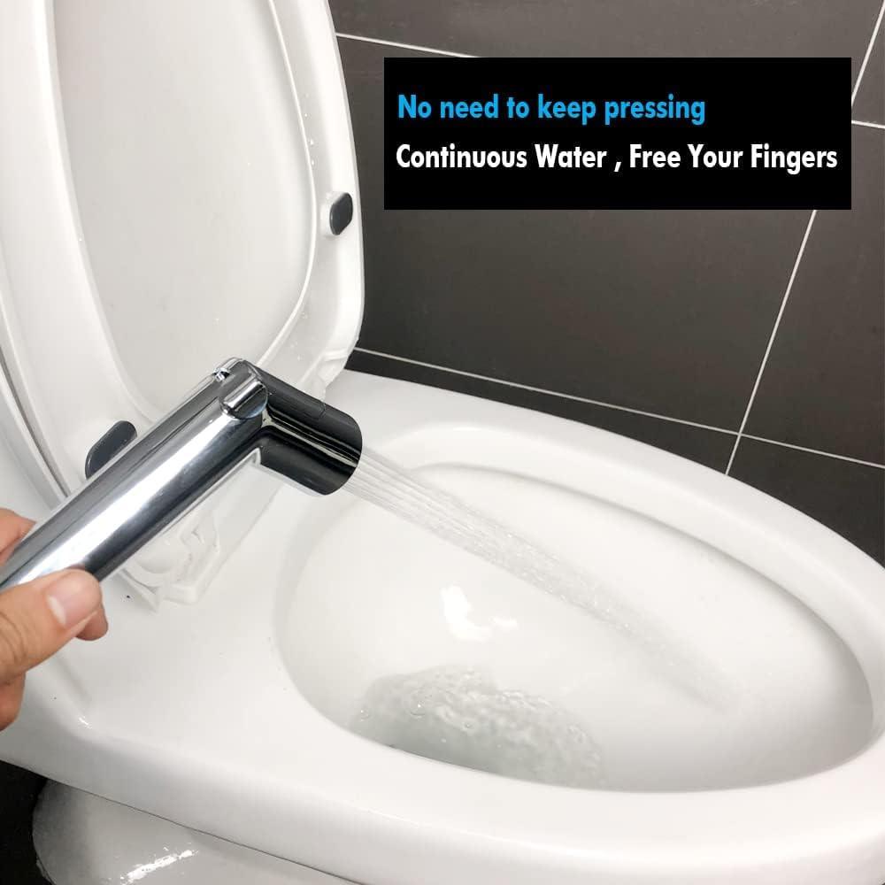 Fossa Stady Handheld Bidet Sprayer Head for Toilet Baby Cloth Diaper Sprayer with Adjustable Water Pressure Switch Spray Attachment for Bathing Pets Shower-3