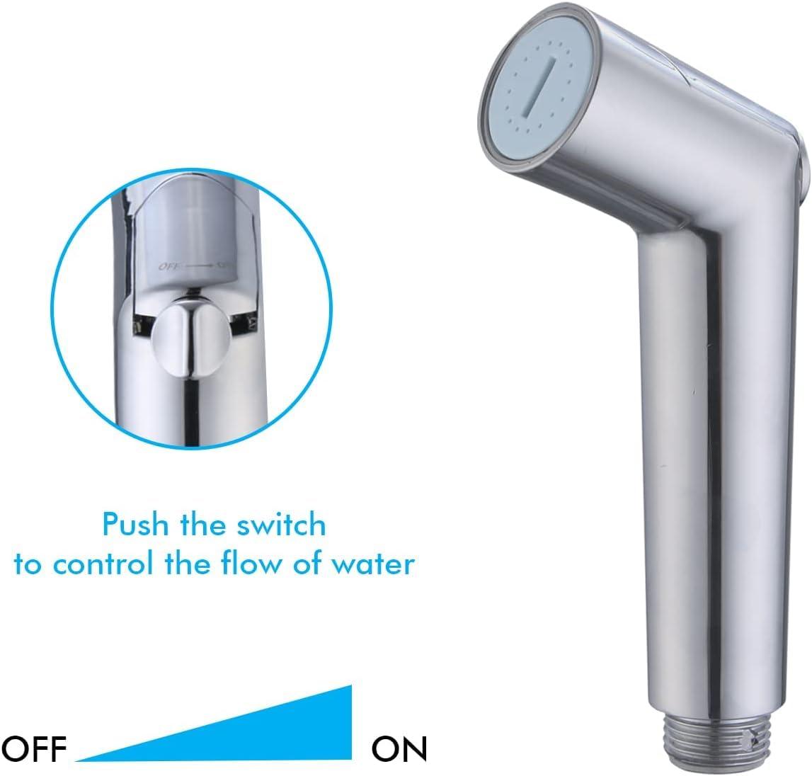 Fossa Stady Handheld Bidet Sprayer Head for Toilet Baby Cloth Diaper Sprayer with Adjustable Water Pressure Switch Spray Attachment for Bathing Pets Shower-1