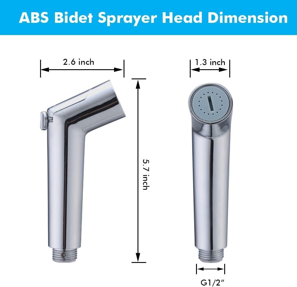 Fossa Stady Handheld Bidet Sprayer Head for Toilet Baby Cloth Diaper Sprayer with Adjustable Water Pressure Switch Spray Attachment for Bathing Pets Shower-2