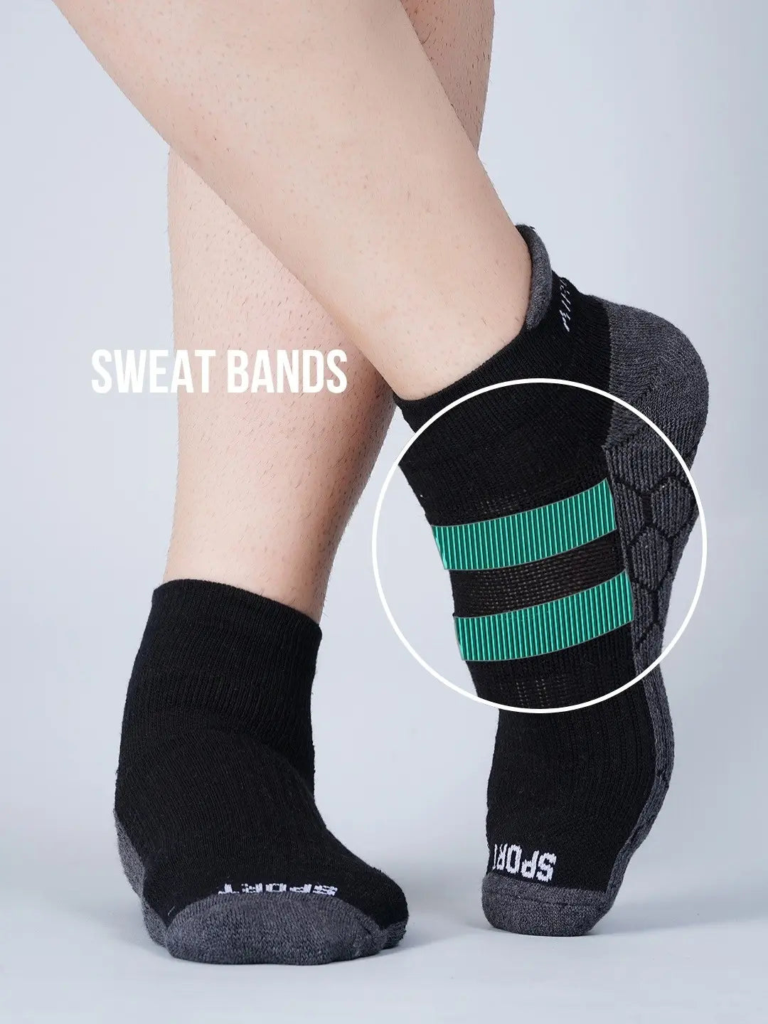 Sports socks for gym, running, hiking and workouts
